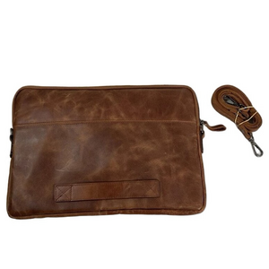 Leeds Leather Messenger Laptop Bag